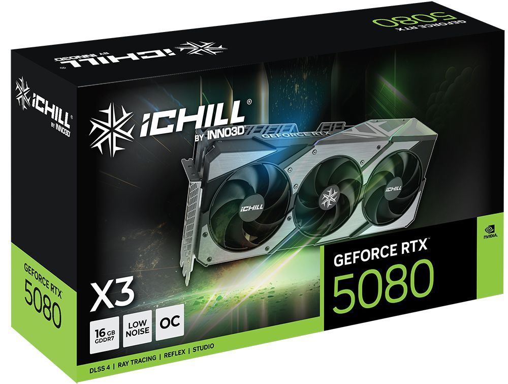 Inno3D GeForce RTX5080 16GB GDDR7 iChill X3 V2