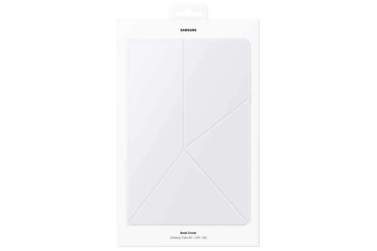 Samsung Galaxy Tab A11+ Book Cover White Samsung Galaxy Tab A11+ Book Cover White