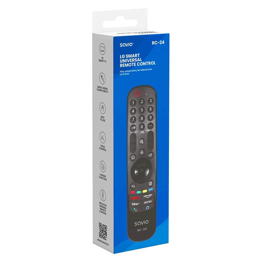 Savio RC-24 LG SMART universal remote control Savio RC-24 LG SMART universal remote control