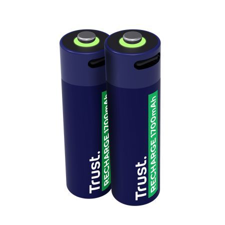 Trust 1700mAh AA Ni-MH akkumulátor 2db/csomag Trust 1700mAh AA Ni-MH akkumulátor 2db/csomag