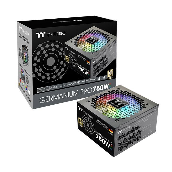 Thermaltake 750W 80+ Gold Germanium Pro RGB