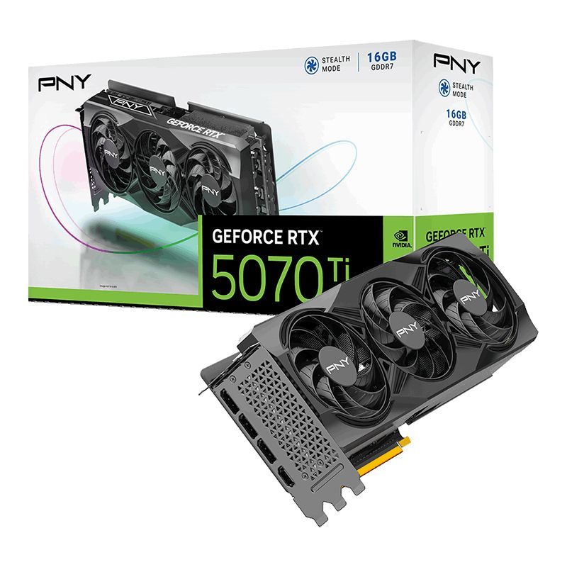 PNY GeForce RTX5070TI 16GB Triple Fan PNY GeForce RTX5070TI 16GB Triple Fan