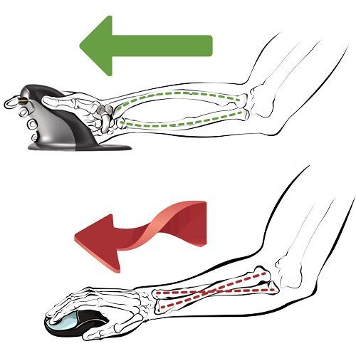 Fellowes Penguin Ambidextrous Vertical Small Wireless Mouse Black/Silver Fellowes Penguin Ambidextrous Vertical Small Wireless Mouse Black/Silver