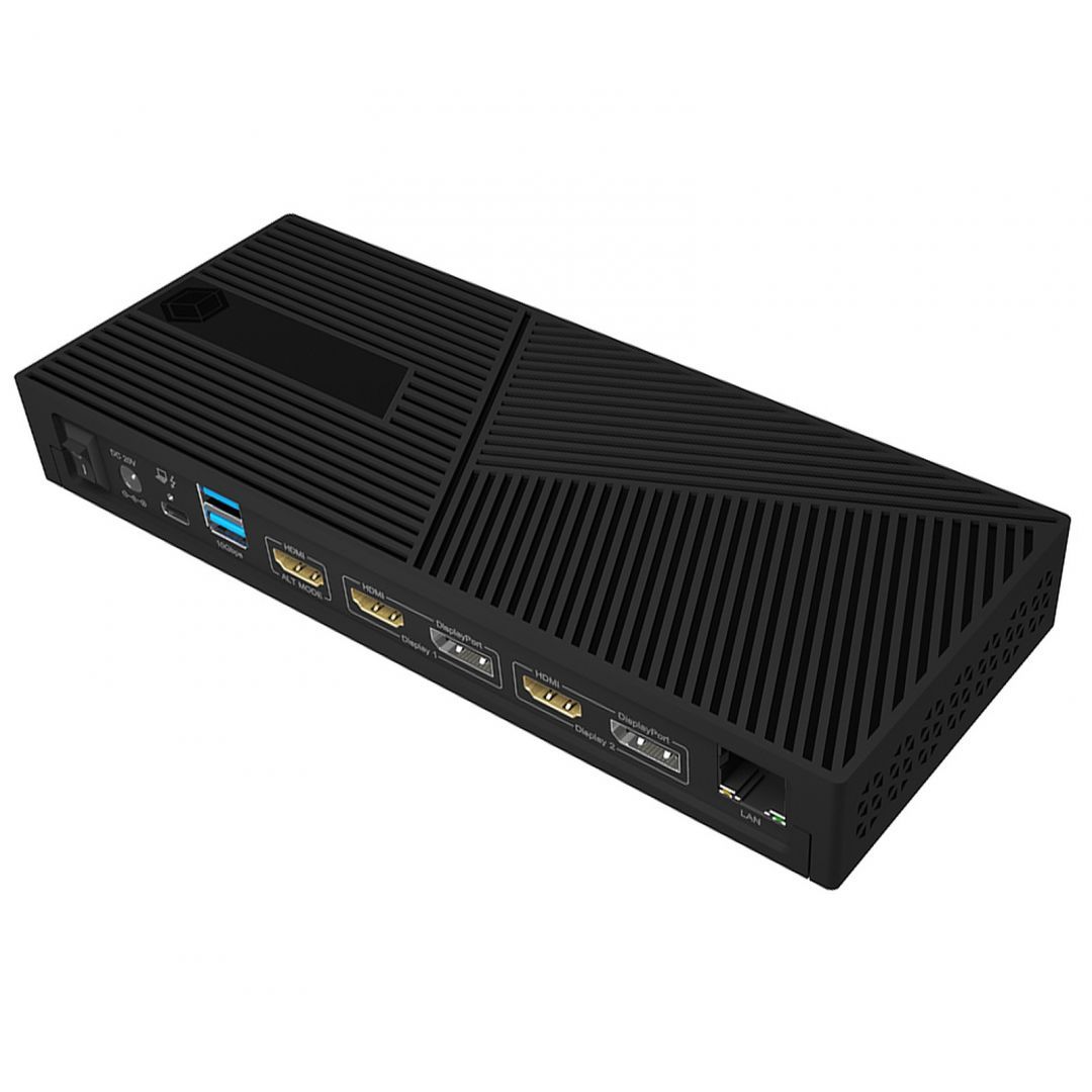 Raidsonic IcyBox IB-DK2246AC 11in1 Hybrid DockingStation with triple video output Raidsonic IcyBox IB-DK2246AC 11in1 Hybrid DockingStation with triple video output