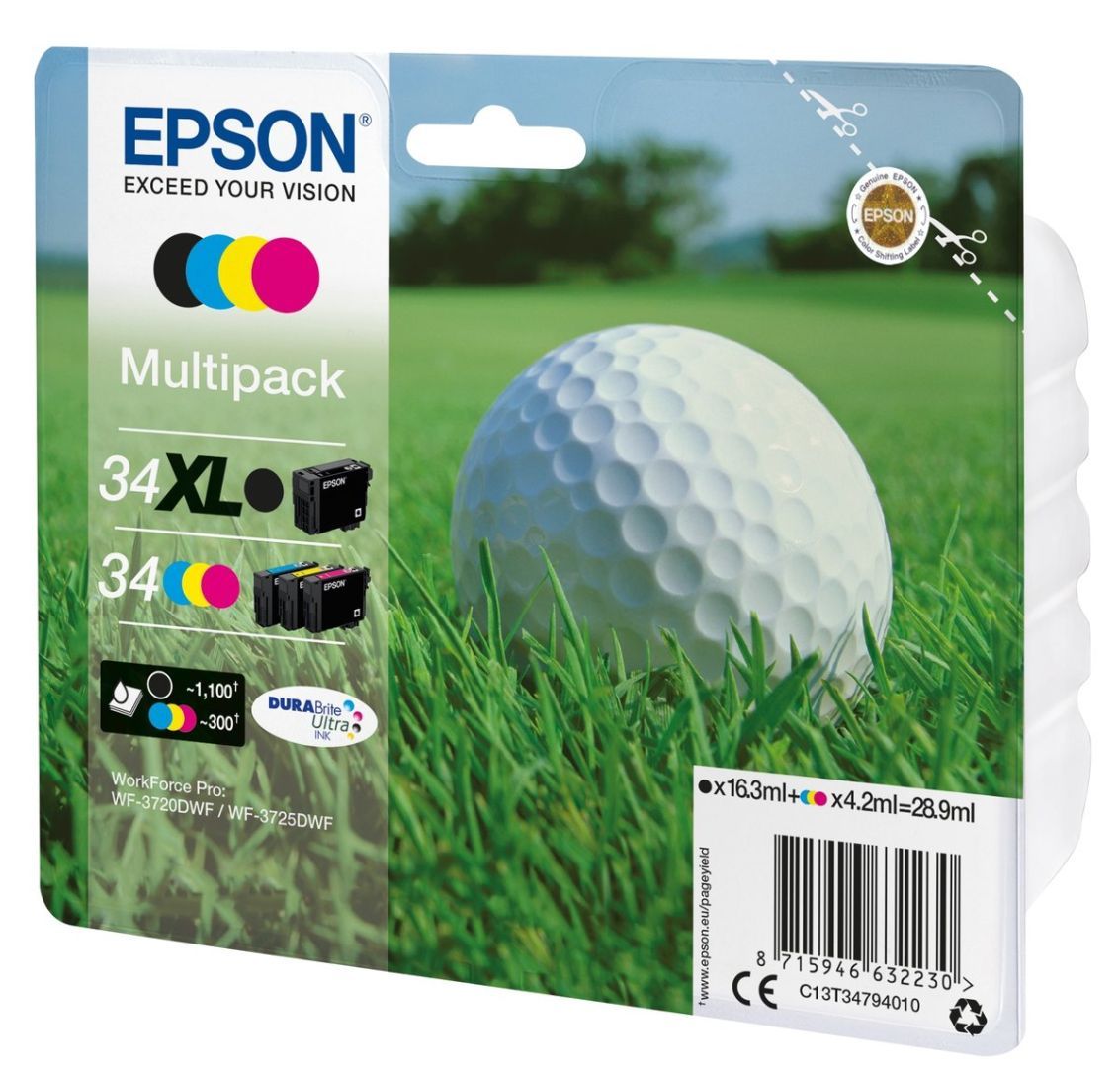 Epson T3479 (34XL/34) Multipack tintapatron Epson T3479 (34XL/34) Multipack tintapatron