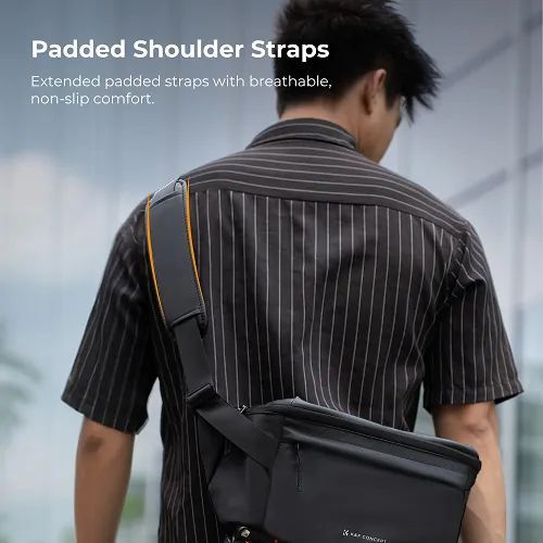 K&F Concept Waterproof Urban Wander Sling/Shoulder Camera Bag 10L Black