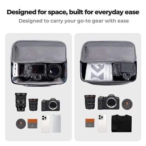 K&F Concept Waterproof Urban Wander Sling/Shoulder Camera Bag 10L Black