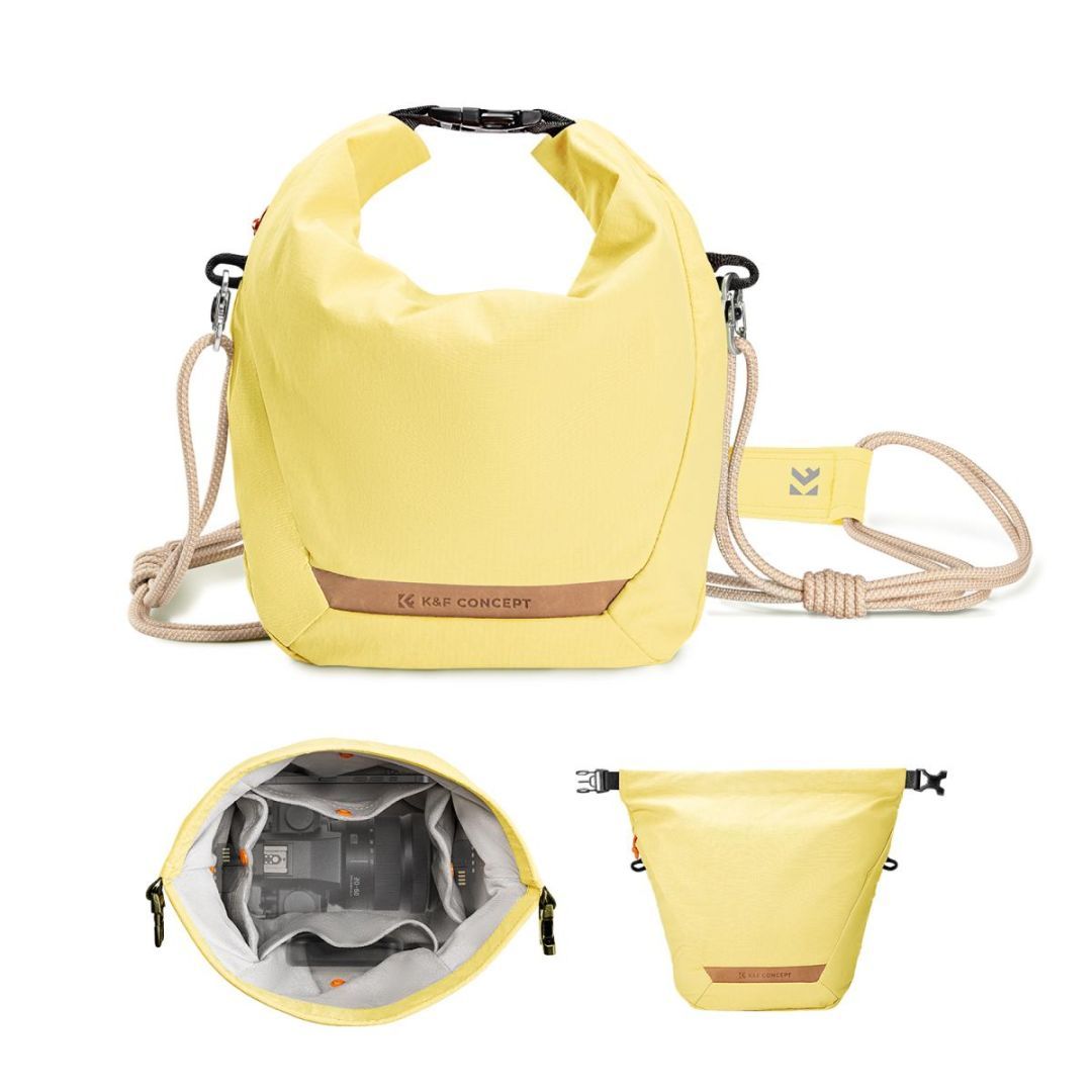 K&F Concept Camera Sling Small camera bag 5L Yellow K&F Concept Camera Sling Small camera bag 5L Yellow