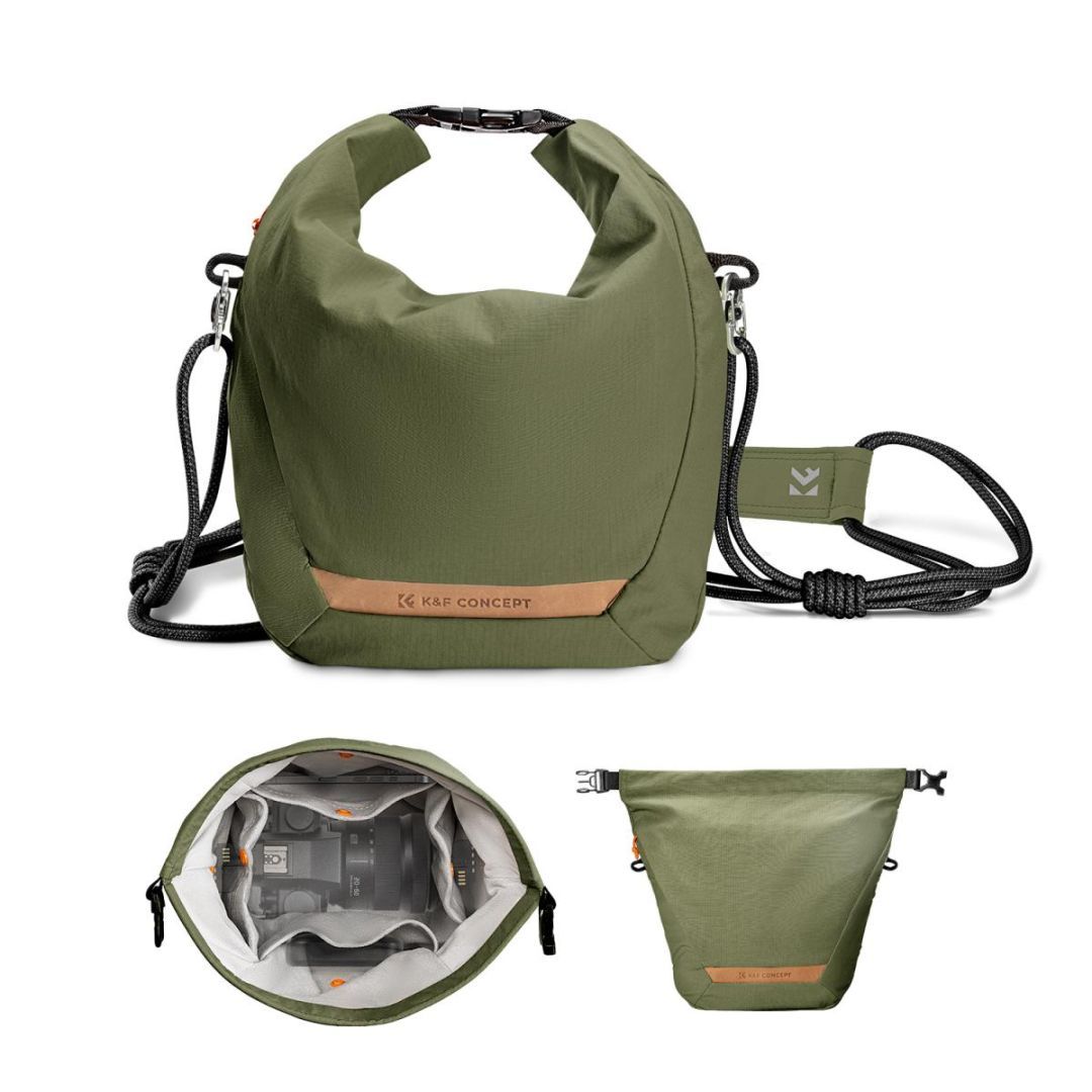 K&F Concept Camera Sling Small camera bag 5L Green K&F Concept Camera Sling Small camera bag 5L Green