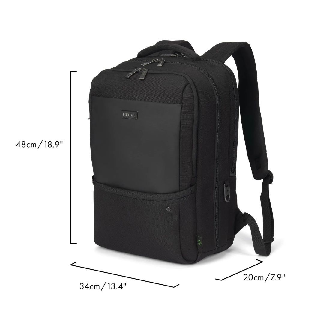 Dicota Notebook Backpack FIVE 15-17,3" Black