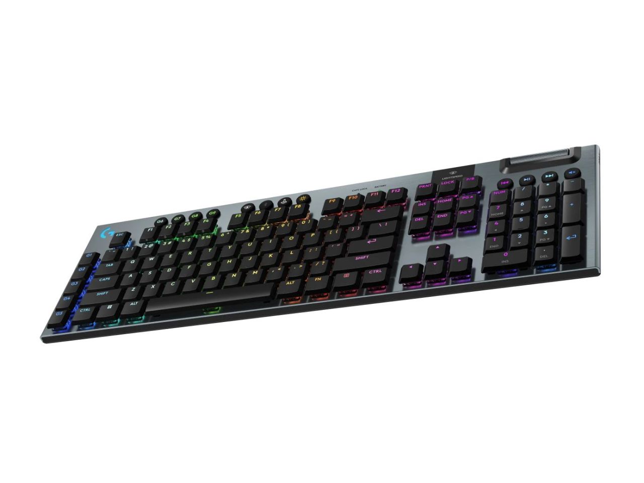 Logitech G915 X LIGHTSPEED Gaming Wireless Bluetooth RGB GL Clicky Keyboard Black US Logitech G915 X LIGHTSPEED Gaming Wireless Bluetooth RGB GL Clicky Keyboard Black US