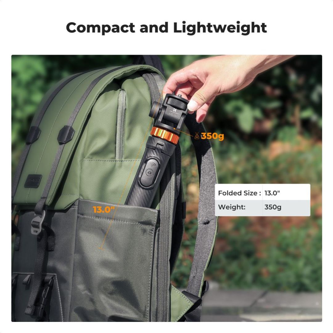 K&F Concept Universal Tripod with Phone Holder & GoPro Adapter