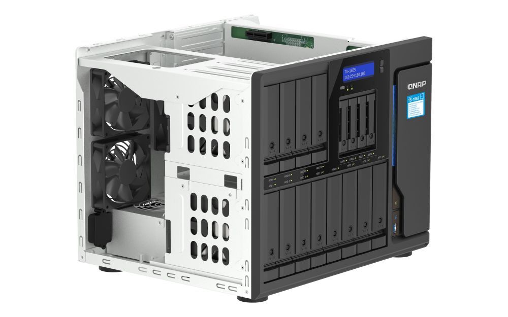 QNAP NAS TS-1655-8G (8GB) (12xHDD + 4xSSD + 2xM.2 SSD) QNAP NAS TS-1655-8G (8GB) (12xHDD + 4xSSD + 2xM.2 SSD)