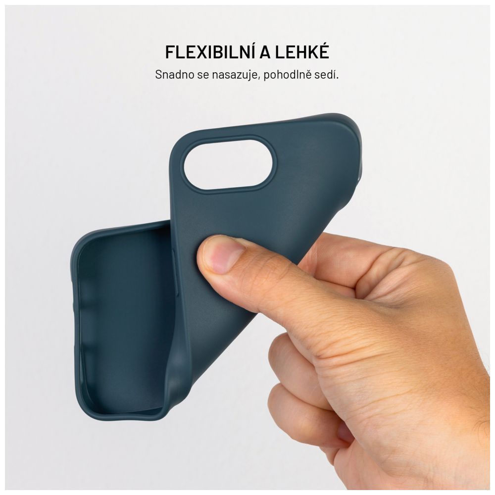 FIXED újrahasznosított anyagból készült TPU hátlap Apple iPhone 15 készülékhez, kék