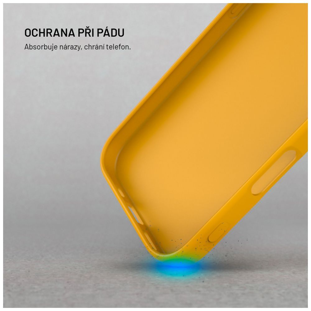 FIXED újrahasznosított anyagból készült TPU hátlap Apple iPhone 15 készülékhez, arany FIXED újrahasznosított anyagból készült TPU hátlap Apple iPhone 15 készülékhez, arany