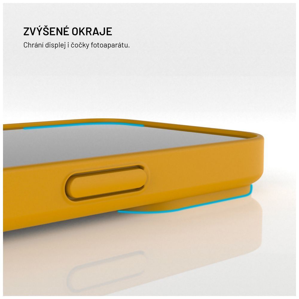 FIXED újrahasznosított anyagból készült TPU hátlap Apple iPhone 15 készülékhez, arany FIXED újrahasznosított anyagból készült TPU hátlap Apple iPhone 15 készülékhez, arany