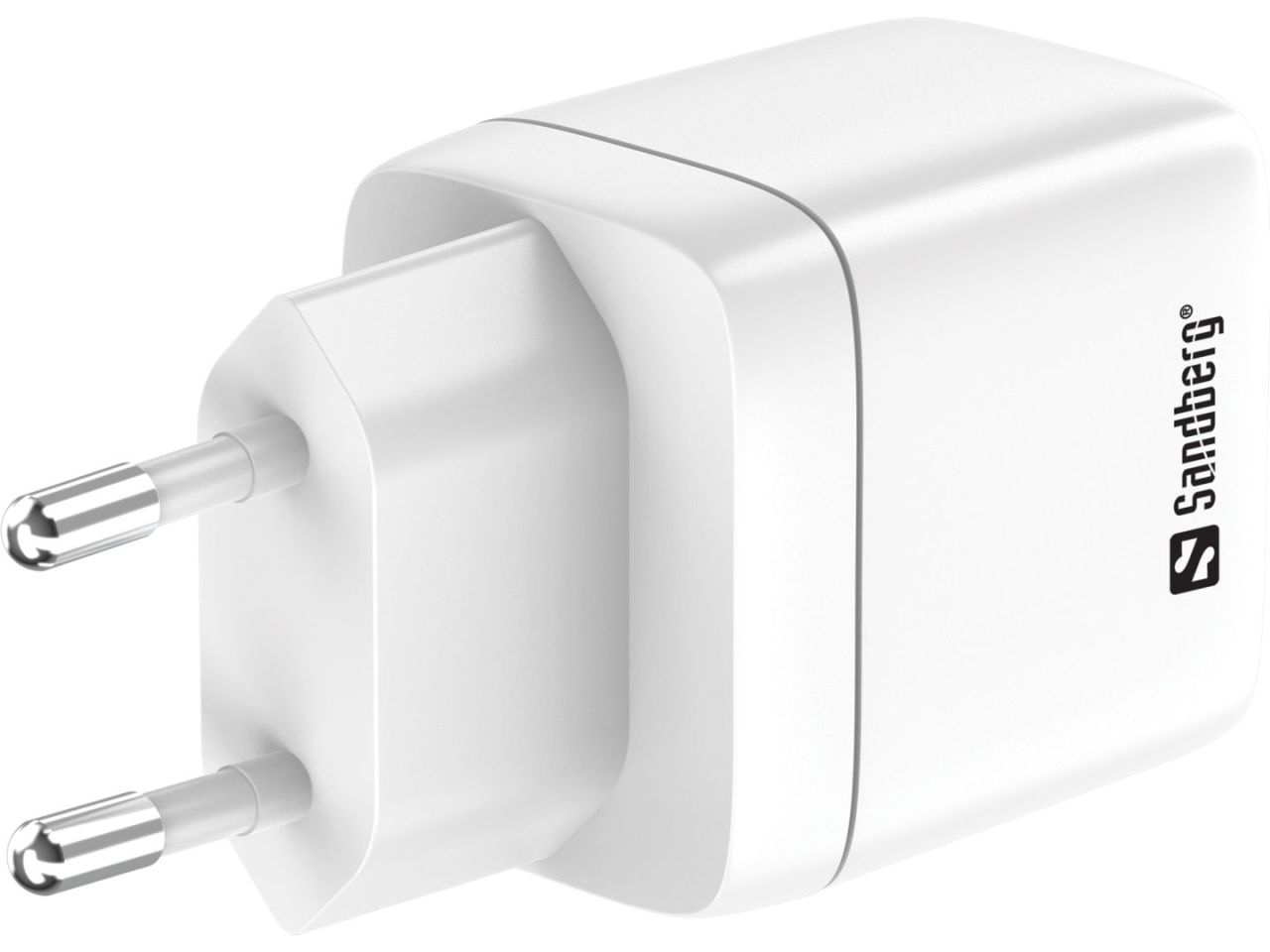 Sandberg 35W 2in1 Charger 1xUSB-C 1xUSB White Sandberg 35W 2in1 Charger 1xUSB-C 1xUSB White