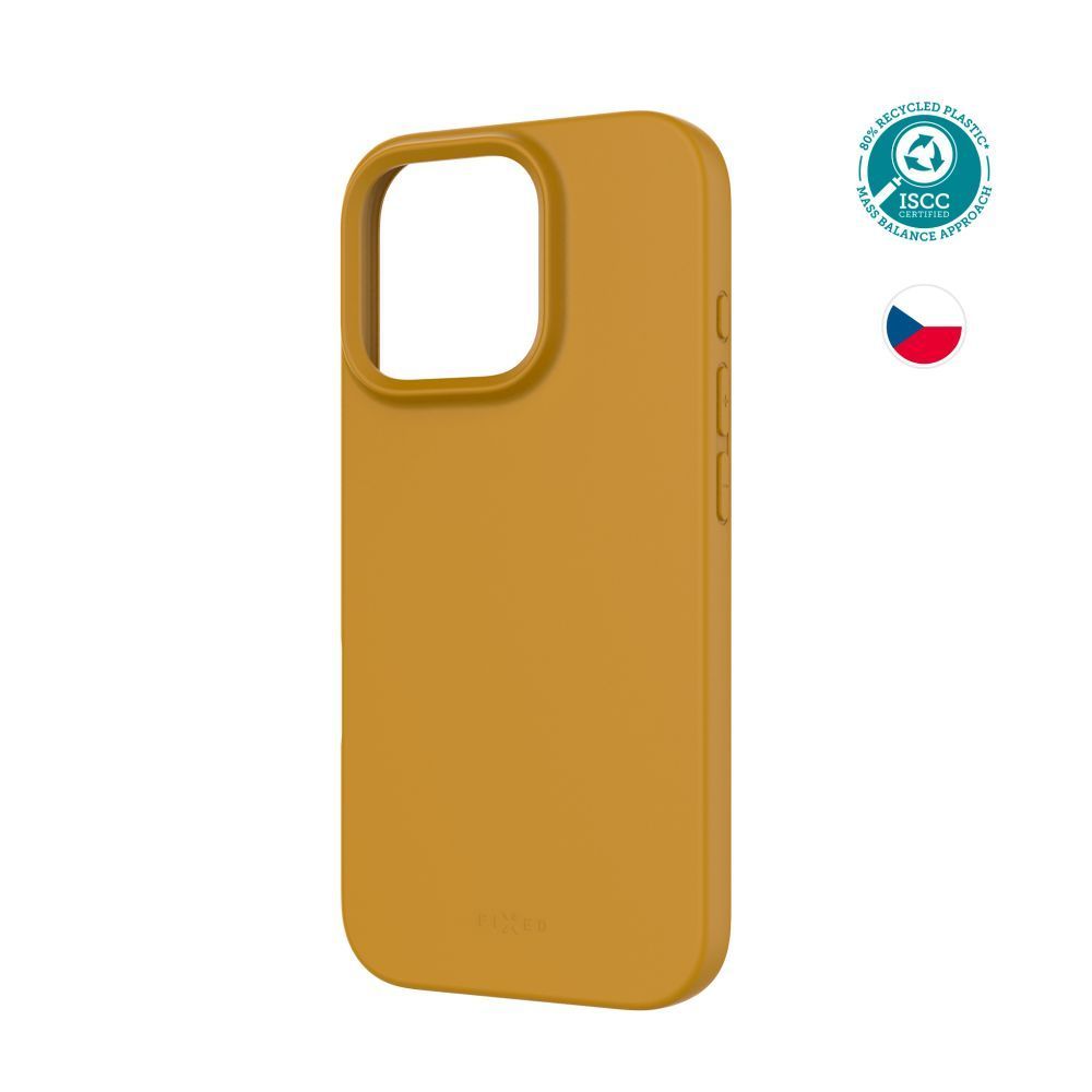 FIXED újrahasznosított anyagból készült TPU hátlap Apple iPhone 16 Pro készülékhez, arany