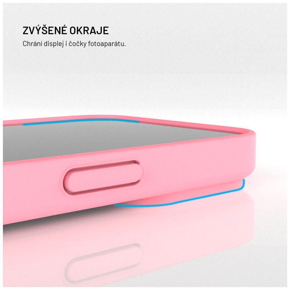 FIXED újrahasznosított anyagból készült TPU hátlap Apple iPhone 16 Pro készülékhez, rózsaszín