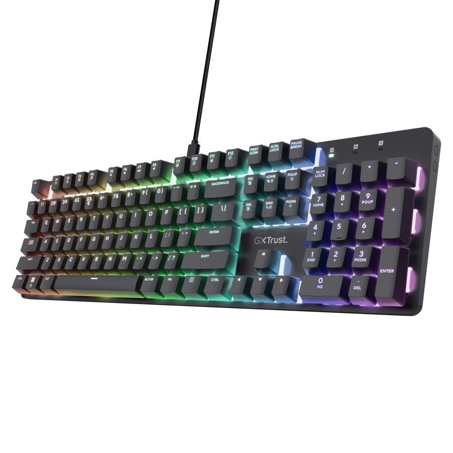 Trust GXT 871 Zora Mechanical Gaming Keyboard Black HU