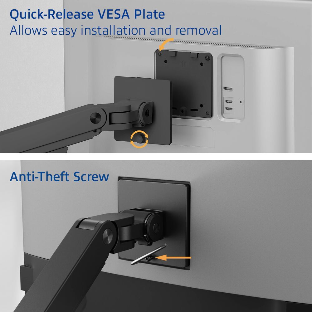ACT AC8340 Single Monitor Arm Office Premium with Gas Spring ACT AC8340 Single Monitor Arm Office Premium with Gas Spring