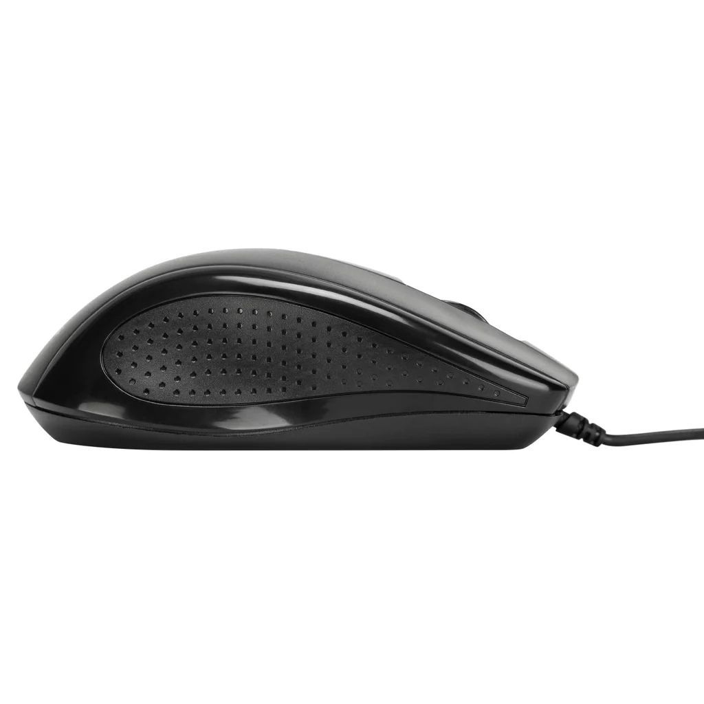 Targus Full-Size Optical Antimicrobial Wired Mouse Black Targus Full-Size Optical Antimicrobial Wired Mouse Black
