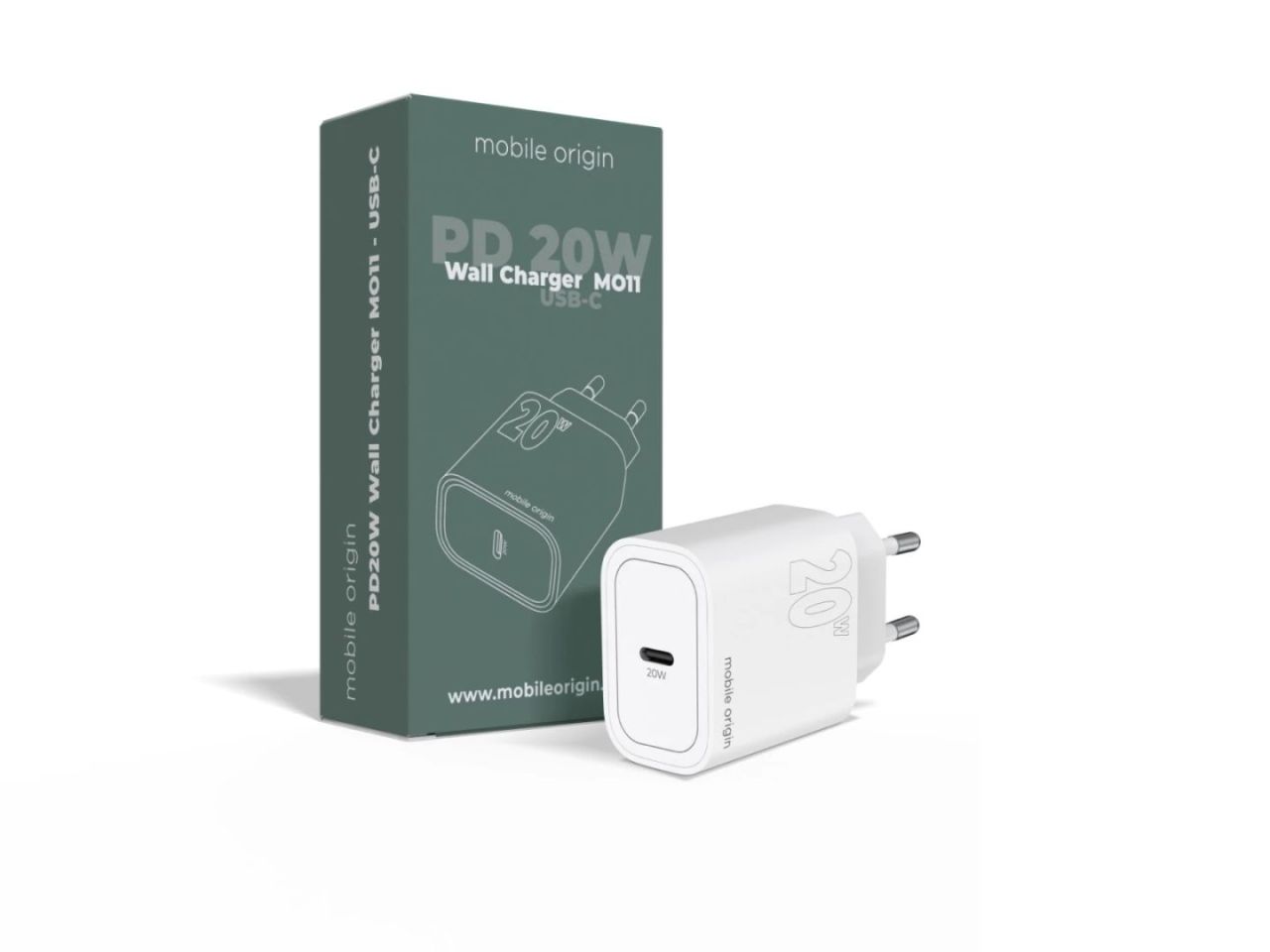 Mobile Origin PD20W Wall Charger MO11 1 USB-C Mobile Origin PD20W Wall Charger MO11 1 USB-C