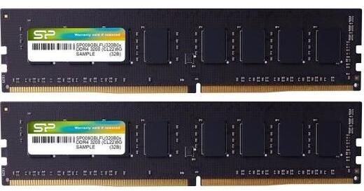 Silicon Power 16GB DDR4 3200MHz Kit(2x8GB) Black Silicon Power 16GB DDR4 3200MHz Kit(2x8GB) Black