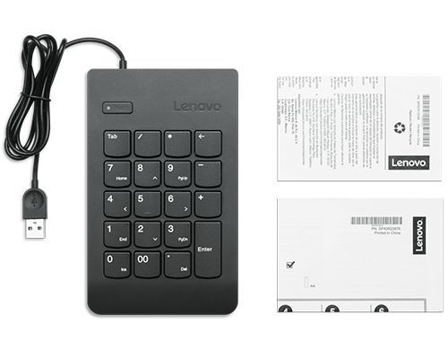 Lenovo USB Numeric Keypad Gen II Black Lenovo USB Numeric Keypad Gen II Black