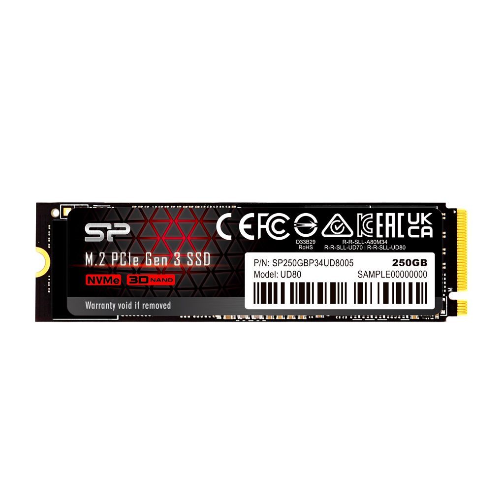 Silicon Power 250GB M.2 2280 NVMe UD80 Silicon Power 250GB M.2 2280 NVMe UD80
