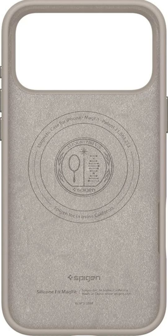 Spigen Silicone Fit MagSafe case for iPhone 17 Pro Max Stone Spigen Silicone Fit MagSafe case for iPhone 17 Pro Max Stone