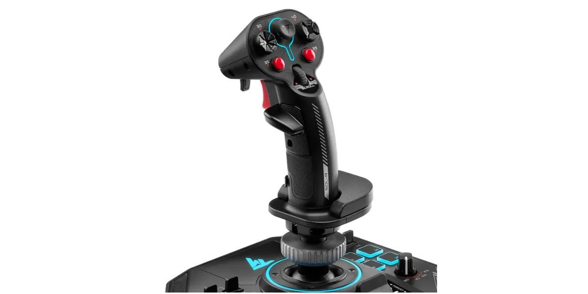 Thrustmaster SOL-R 4 HOTAS USB Joystick Black Thrustmaster SOL-R 4 HOTAS USB Joystick Black