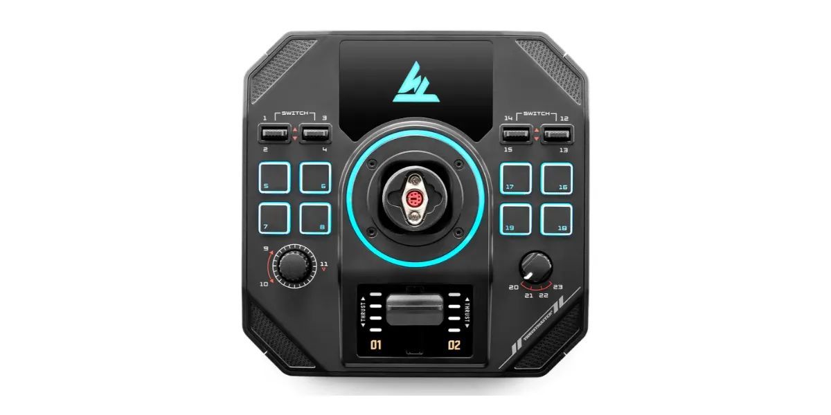 Thrustmaster SOL-R 4 HOTAS USB Joystick Black Thrustmaster SOL-R 4 HOTAS USB Joystick Black