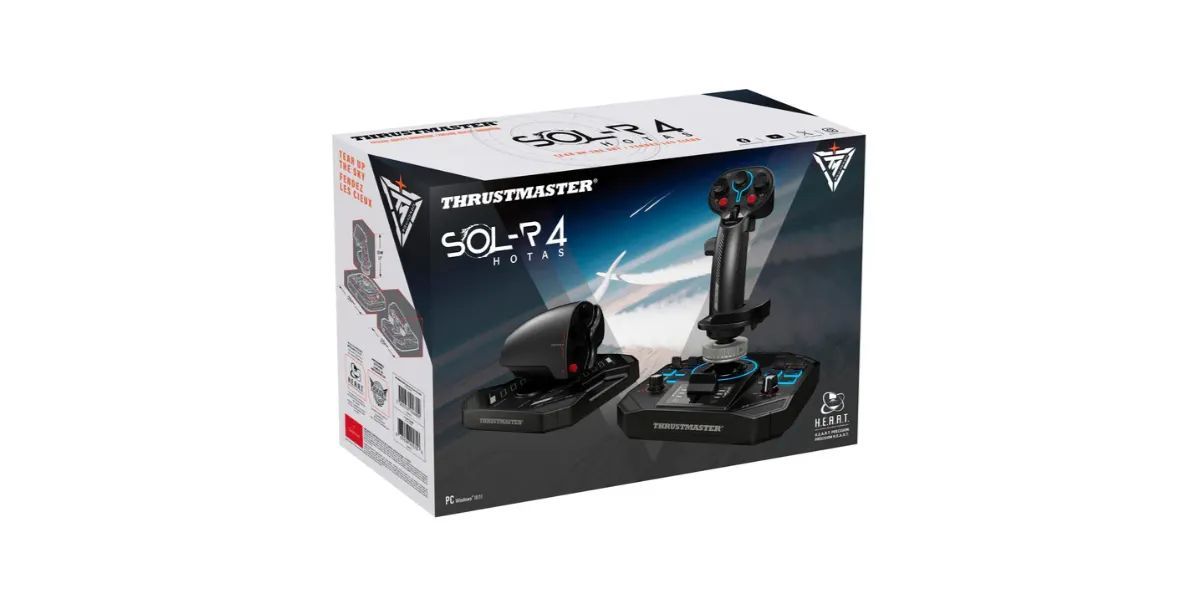 Thrustmaster SOL-R 4 HOTAS USB Joystick Black Thrustmaster SOL-R 4 HOTAS USB Joystick Black