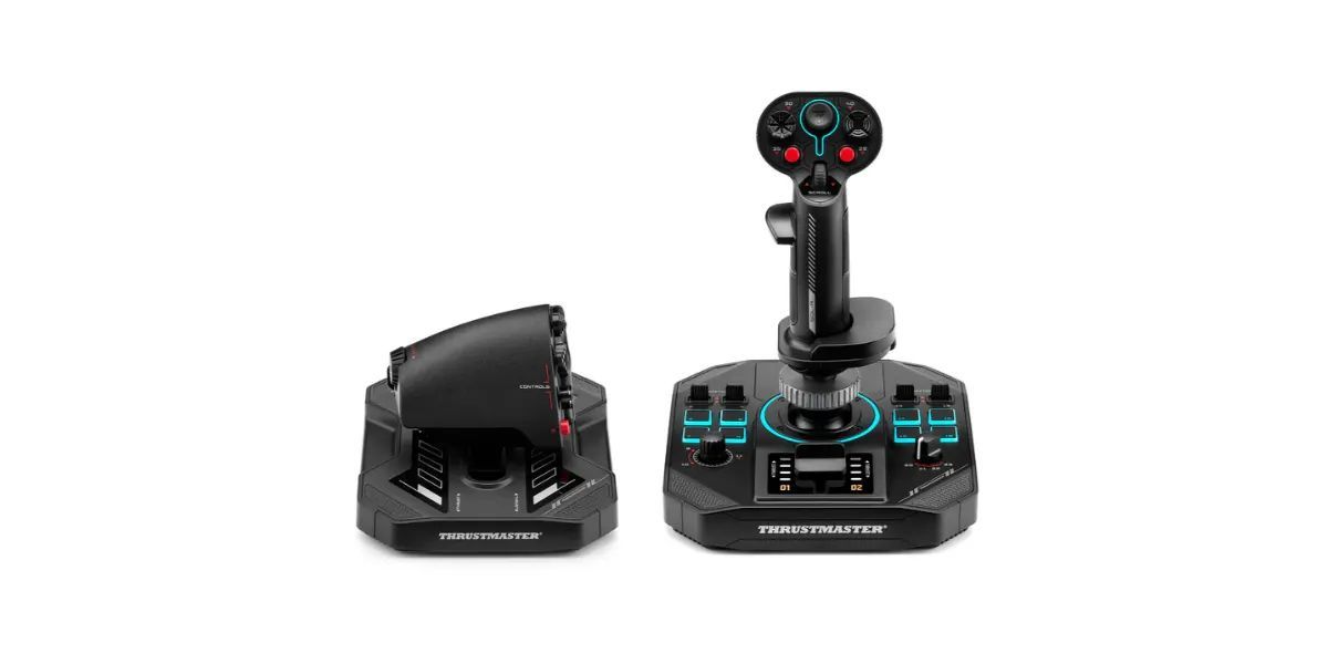 Thrustmaster SOL-R 4 HOTAS USB Joystick Black Thrustmaster SOL-R 4 HOTAS USB Joystick Black