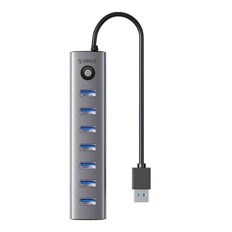 Orico 7-portos USB3.0 HUB Silver Orico 7-portos USB3.0 HUB Silver