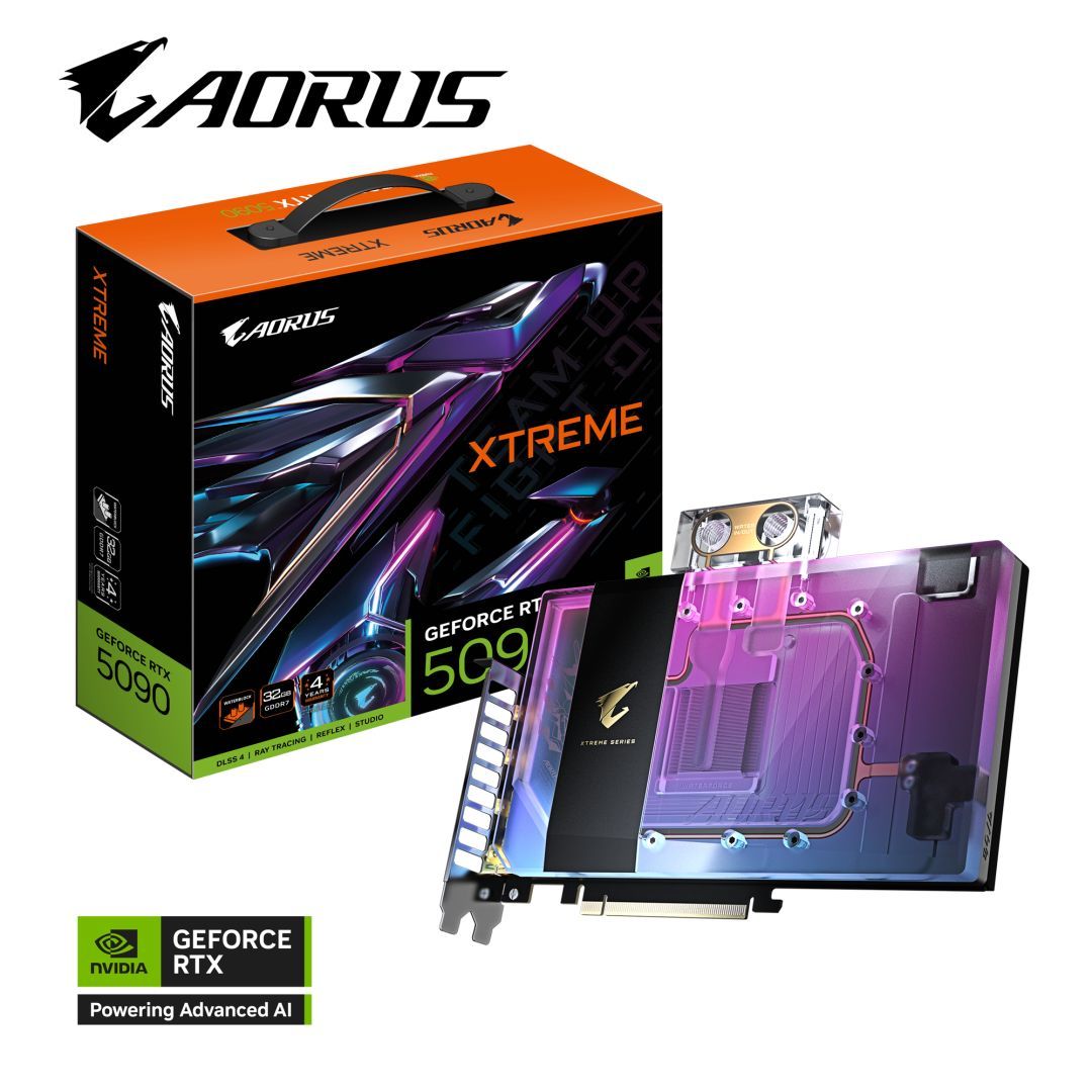 Gigabyte RTX5090 AORUS XTREME WATERFORCE WB 32G