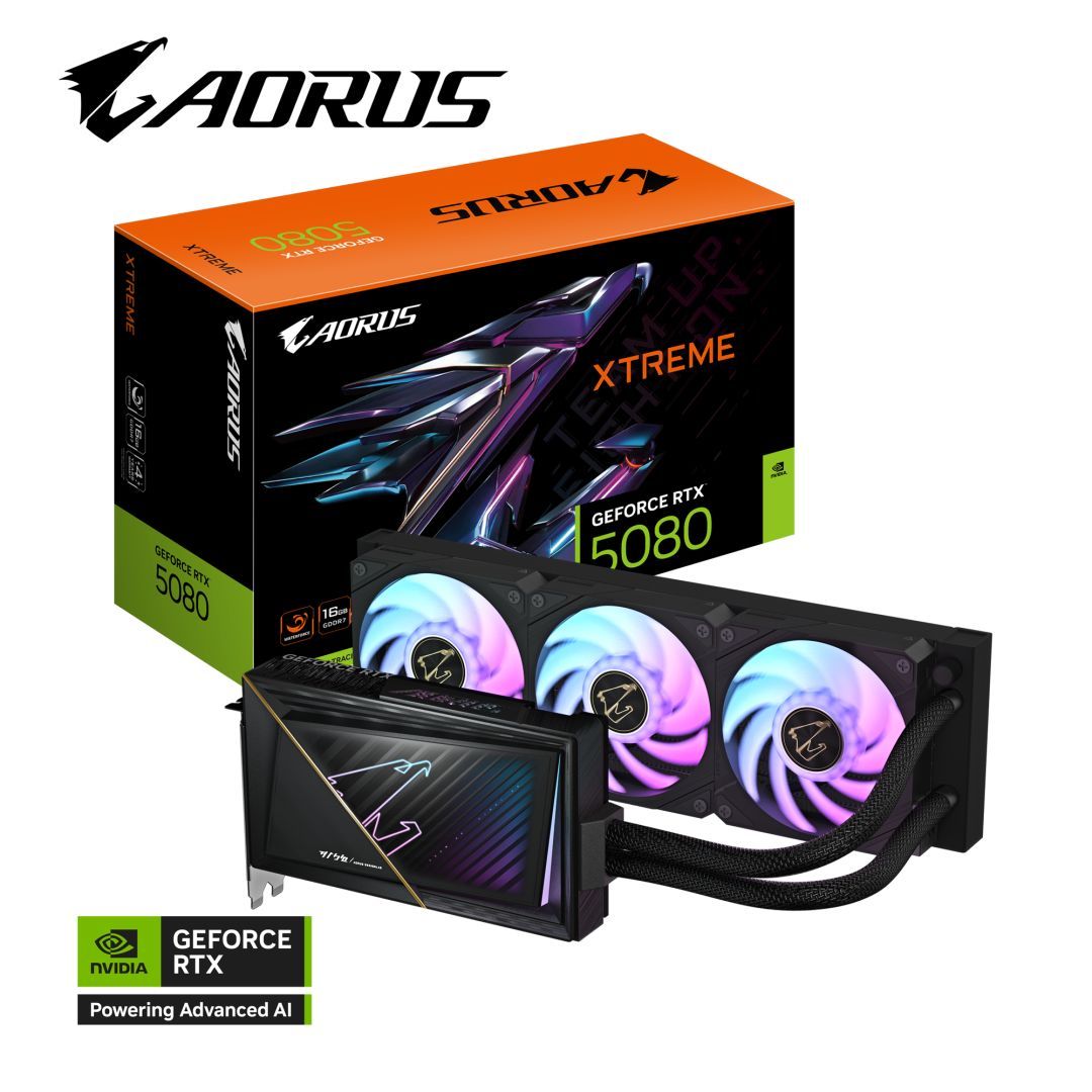 Gigabyte RTX5080 AORUS XTREME WATERFORCE 16G Gigabyte RTX5080 AORUS XTREME WATERFORCE 16G