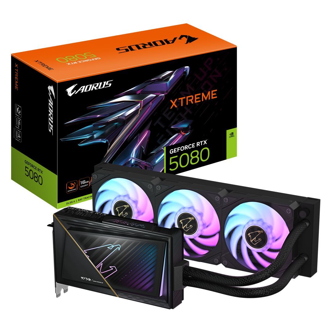 Gigabyte RTX5080 AORUS XTREME WATERFORCE 16G Gigabyte RTX5080 AORUS XTREME WATERFORCE 16G