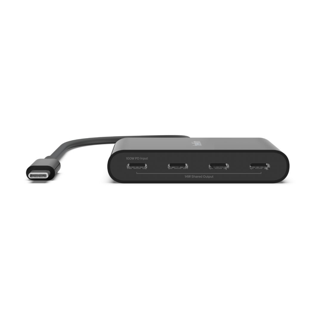 Belkin AVC018btBK 4-Portos USB-C 3.2 HUB Black Belkin AVC018btBK 4-Portos USB-C 3.2 HUB Black