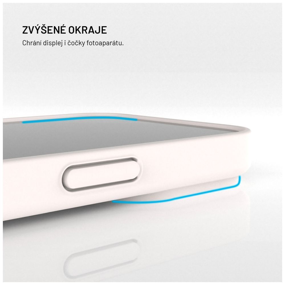 FIXED újrahasznosított TPU hátlap Apple iPhone 15 készülékhez, szürke FIXED újrahasznosított TPU hátlap Apple iPhone 15 készülékhez, szürke