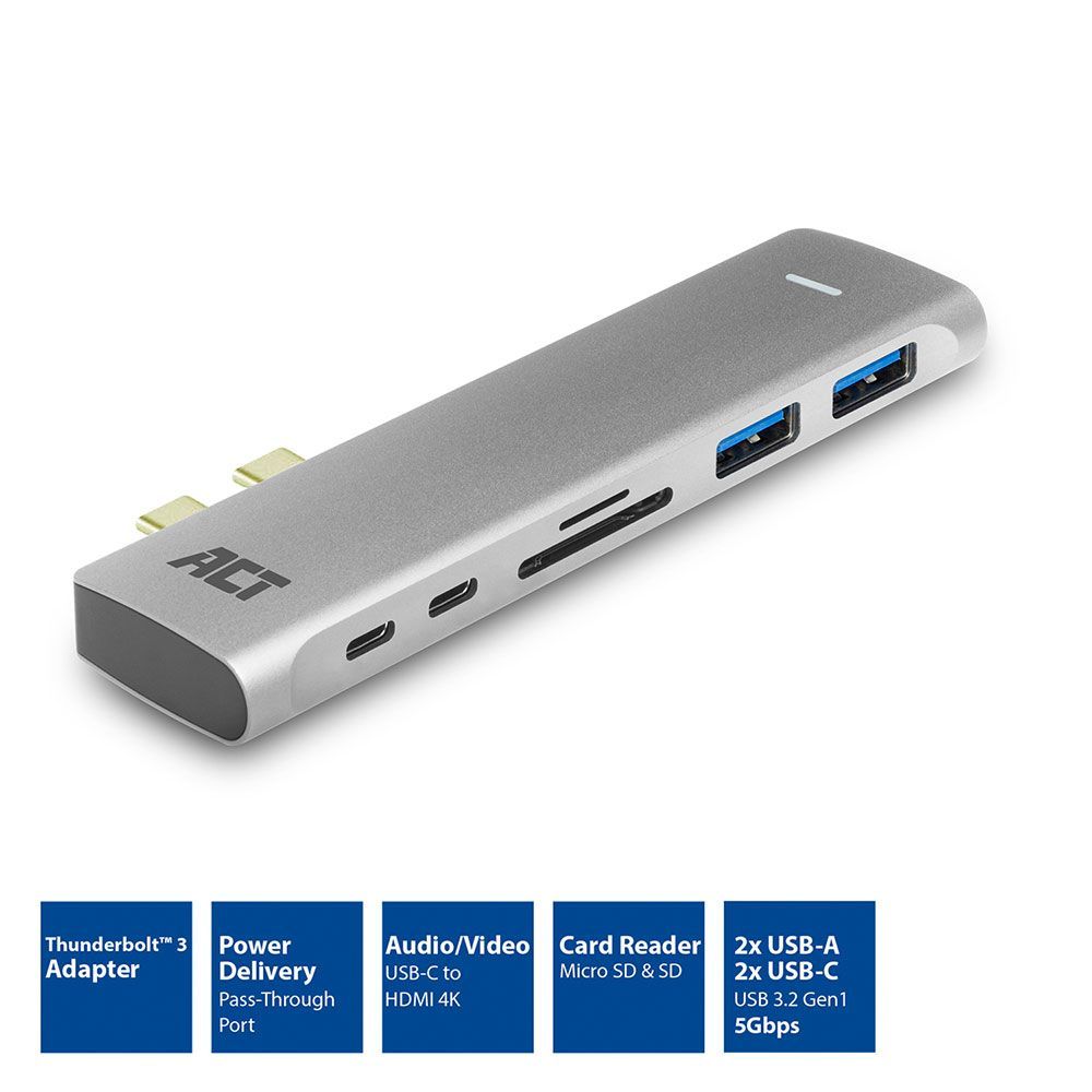 ACT AC7025 USB-C - Thunderbolt 3 to HDMI 4K adapter ACT AC7025 USB-C - Thunderbolt 3 to HDMI 4K adapter