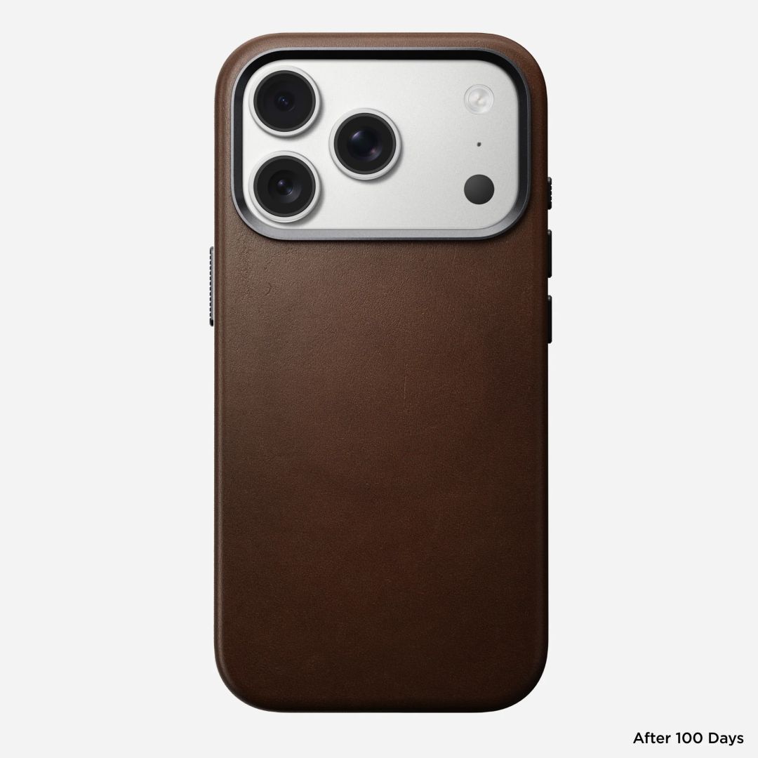 Nomad Traditional Leather Case for iPhone 17 Pro Brown
