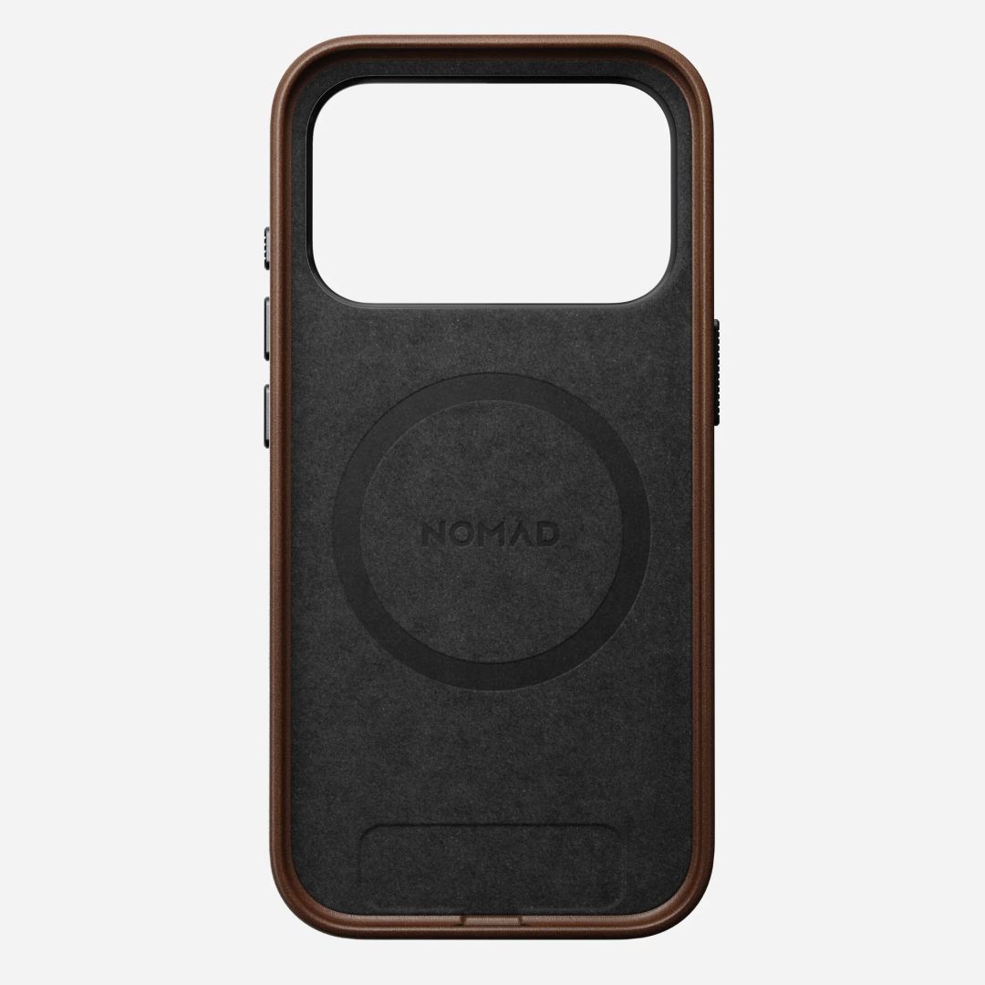 Nomad Traditional Leather Case for iPhone 17 Pro Brown