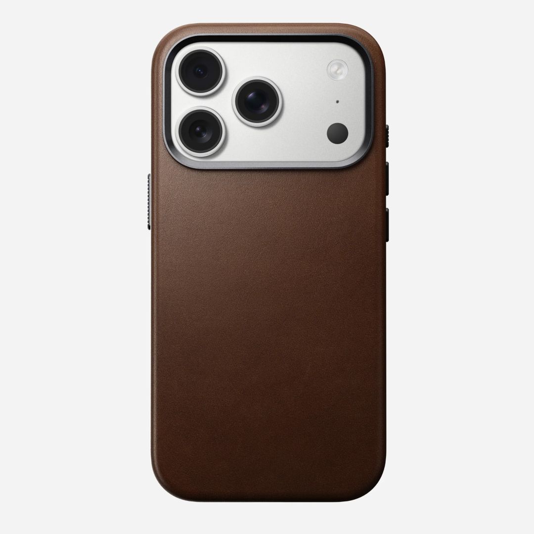 Nomad Traditional Leather Case for iPhone 17 Pro Brown