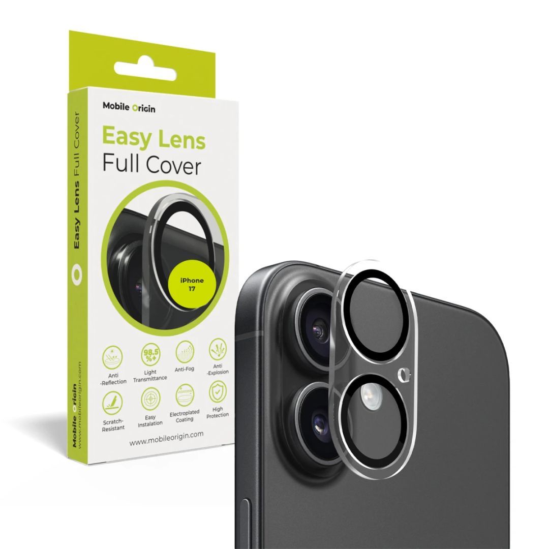 Mobile Origin Easy Lens full cover for iPhone 17 Clear