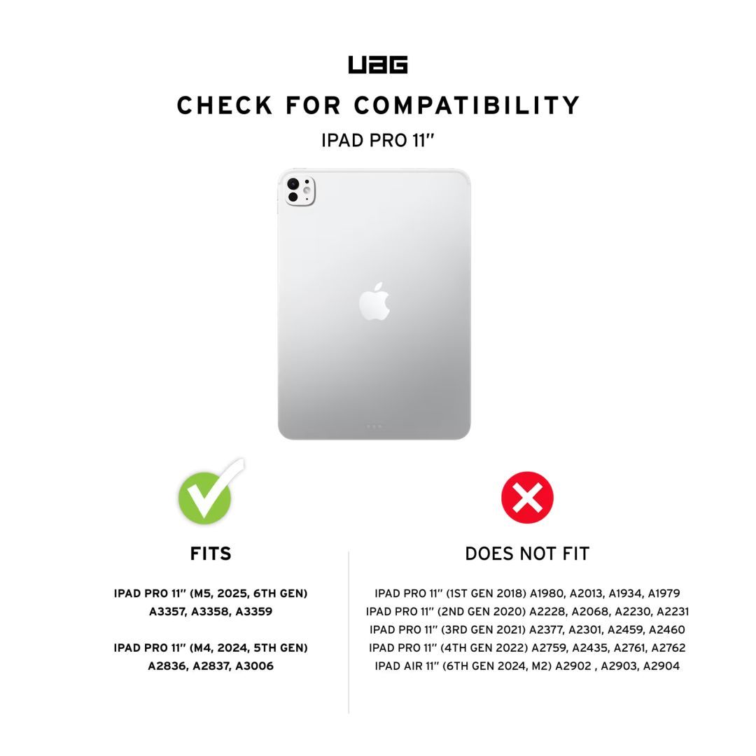 UAG Scout Plus case for iPad Pro 11" 2024 Ash UAG Scout Plus case for iPad Pro 11" 2024 Ash