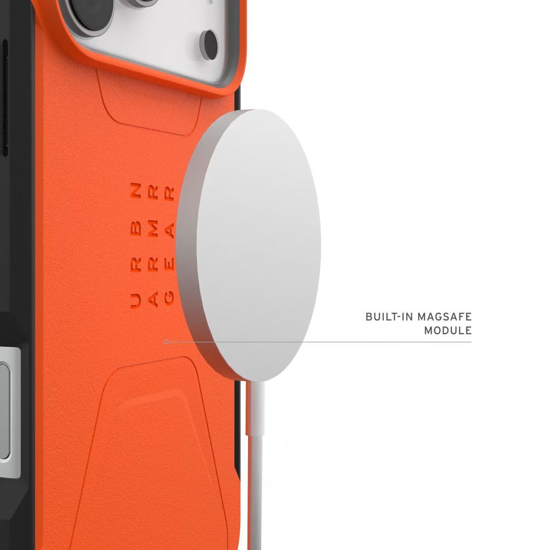 UAG Civilian Magsafe case for iPhone 17 Pro Max Orange UAG Civilian Magsafe case for iPhone 17 Pro Max Orange