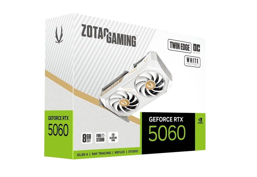 Zotac GeForce RTX5060 8GB DDR7 Twin Edge OC White Zotac GeForce RTX5060 8GB DDR7 Twin Edge OC White