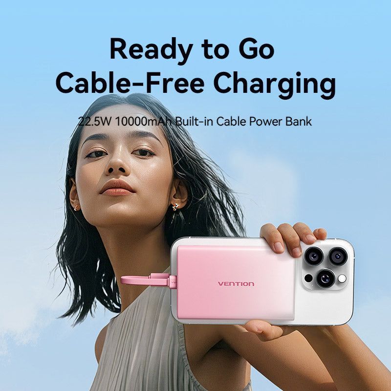 Vention 10000mAh Power Bank Gradient Blue